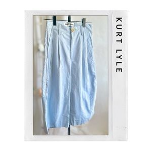 [NEW ARRIVAL] Kurt Lyle Wide Leg Culotte Pant in Pastel (XS)